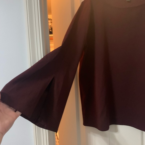 Shirt with slit on sleeve beautiful fit gently used! - Picture 2 of 2